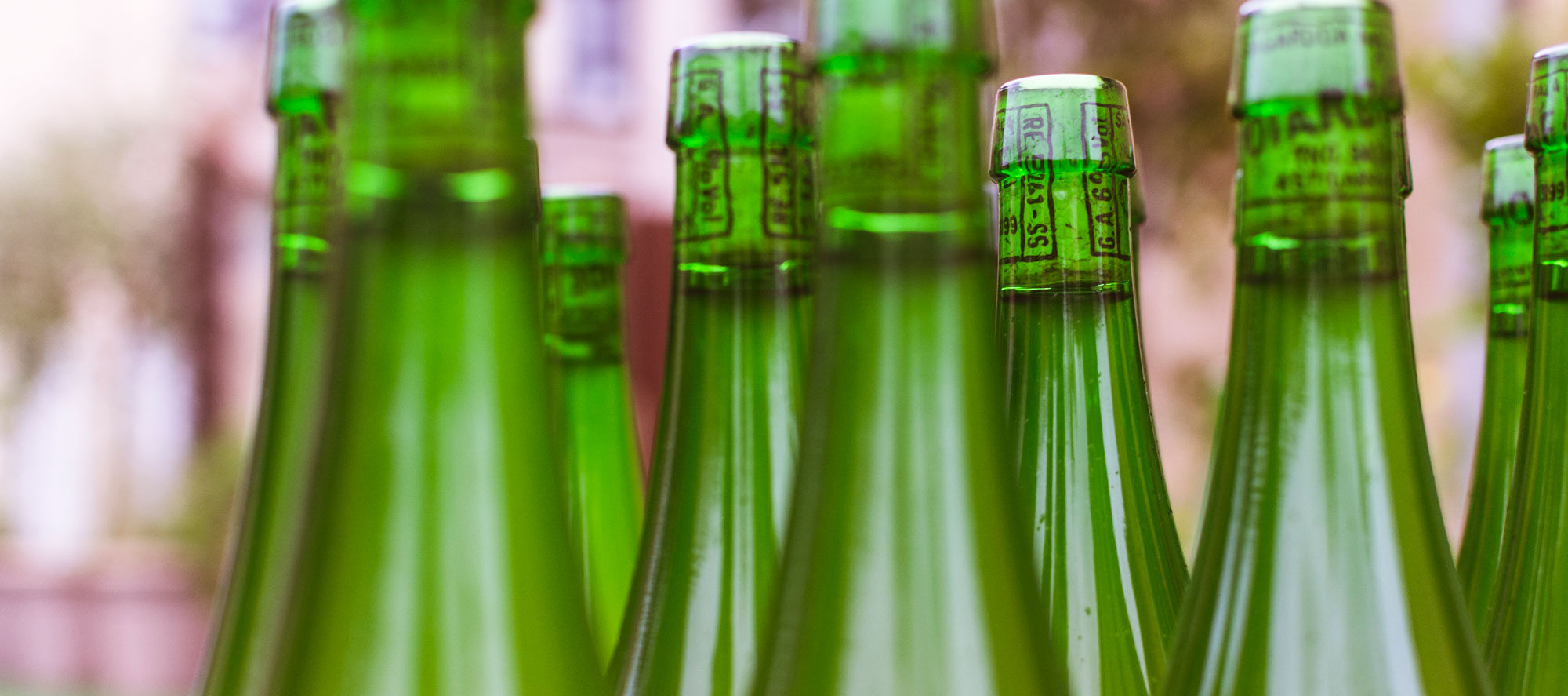 Botellas de sidra